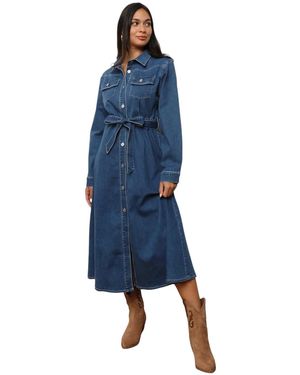 La Modeuse Jurk 72441_P170047 - Blauw