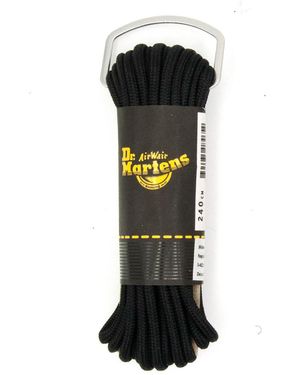 Dr. Martens Lacets DR MARTENS 240CM BLACK ROUNDAC063001 - Noir