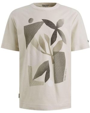 Cast Iron T-shirt T-shirt Imprimé Écru - Neutre