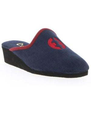 Exquise Chaussons Minou-644 - Bleu