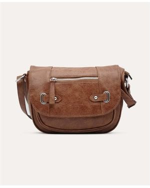 Fuchsia Sac a main f9234-1 - Marron