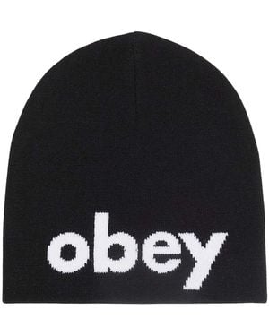 Obey Bonnet Lowercase Beanie - Noir