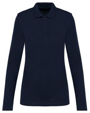 Kariban Premium Polo Polo manches longues suprima - Bleu