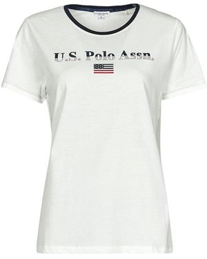 U.S. POLO ASSN. T-shirt Korte Mouw Lety 51520 Cpfd - Wit