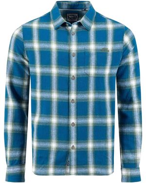 Weird Fish Chemise WF639 - Bleu