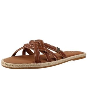 POPA Sandales plates Sandalia Saraki Tiras - Marron