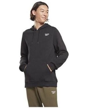 Reebok Sweat-shirt Left Chest Logo - Noir