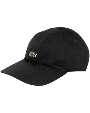Lacoste Casquette Casquette À Logo - Noir