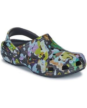 Crocs™ Klompen Classic Painted Floral Clog - Blauw