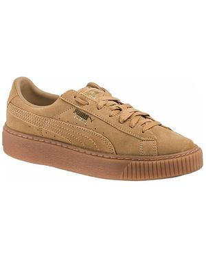 PUMA Baskets basses Suede Platform - Neutre