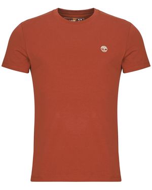 Timberland T-Shirt Korte Mouw Dunstan River Short Sleeve Tee - Oranje