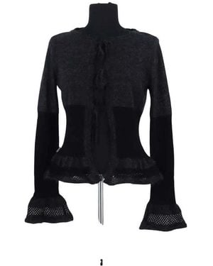 Moschino Gilet Cardigan en laine noir