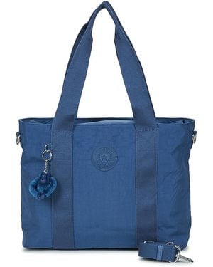 Kipling Handtas Minta L Up - Blauw
