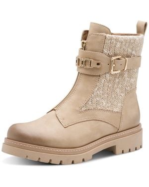 Marco Tozzi Enkellaarzen - Naturel