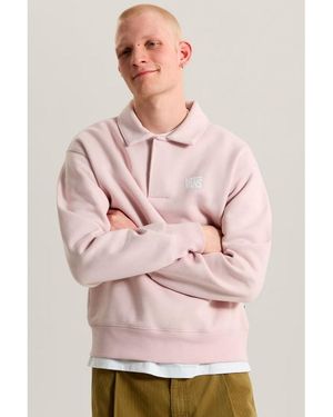 Vans Pull Vn000Xhdh8H1 Polo Fleece Pullover - Rose