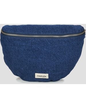 RIVE DROITE Sac banane CUSTINE XL - Bleu