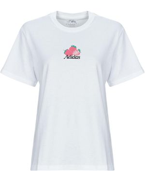 adidas T-Shirt Farmers Market Strawberry Graphic T-Shirt - Bianco