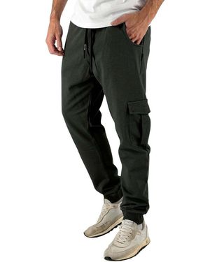 KO SAMUI TAILORS Pantalon Pantalon de survêtement cargo coupe classique - Noir