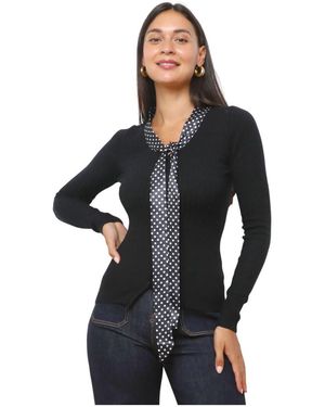 La Modeuse Pull Gilets, Cardigans Pour Femme - Noir
