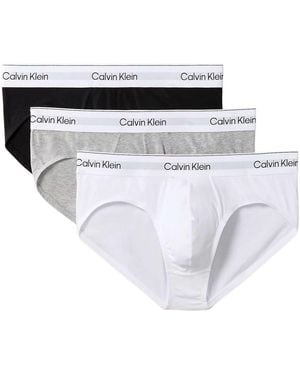 Calvin Klein Slips HIP BRIEF 3PK - Blanc