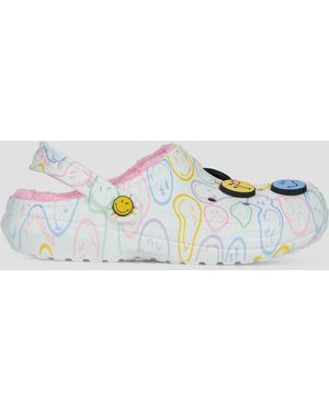 Crocs™ Scarpe Smiley Classic Lined Clog - Blu