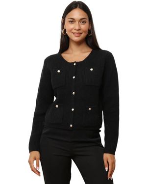 La Modeuse Gilet Gilets, cardigans - Noir