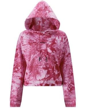 Ed Hardy Sweat-shirt Los tigre grop hoody hot pink - Rose