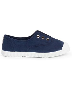 Pisamonas Baskets basses Tennis En Toile Avec Bout Caoutchouc Sans Lacets - Bleu