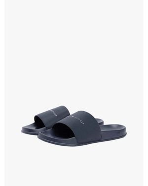 Tommy Hilfiger Mules Claquettes marine - Bleu