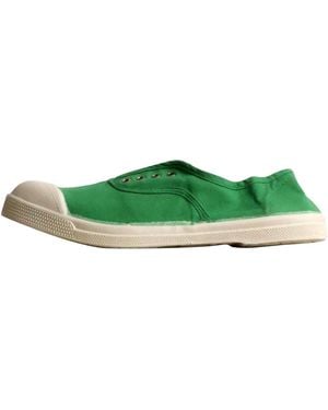 Bensimon Baskets basses Tennis à Enfiler - Vert