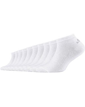 S.oliver Chaussettes unisexe Chaussettes Paquet de 10 - Blanc