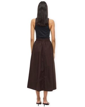 Vila Jupes Noos Sophie Skirt - Coffee Bean - Marron