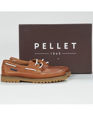 Pellet Chaussures bateau OLIVIO - Marron