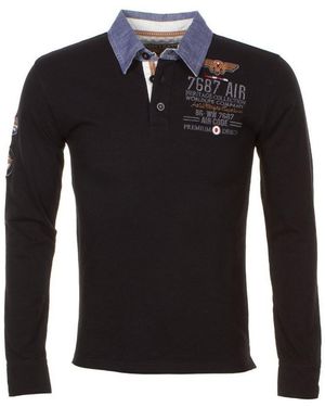 Harry Kayn Polo Polo manches longues CORIDOR - Noir