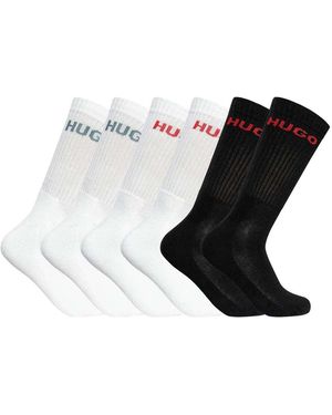HUGO Socquettes Lot De 6 Chaussettes Courtes - Multicolore