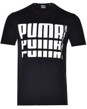 PUMA T-shirt Rebel Bold Basic Tee - Noir