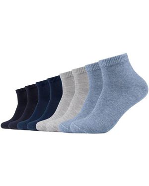 S.oliver Chaussettes unisexe Chaussettes Paquet de 8 - Bleu