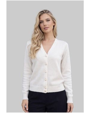 Kebello Gilet Gilet Cardigan F - Blanc