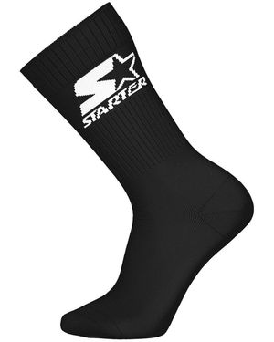 Starter Chaussettes Unisexe Chaussettes Paquet De 3 3Pk Crew Socks - Noir