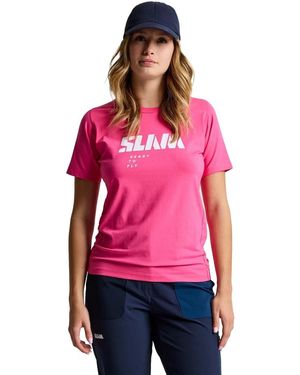 Slam T-shirt Graphic Ws Ss - Rouge