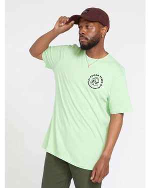 Volcom T-shirt Camiseta V Ent Fat Tony - Celadon - Vert