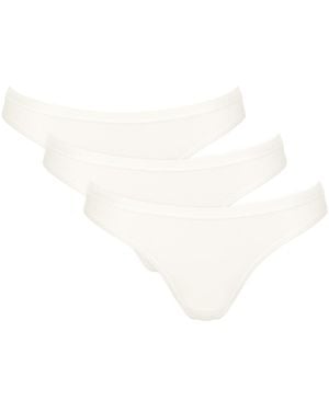 Sloggi Culottes & Slips Pack X3 Culottes Slips Mini Go Daily Cotton - Blanc