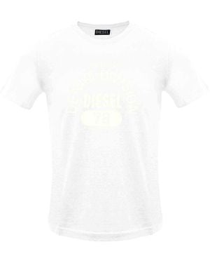 DIESEL T-Shirt Property Of Denim Division - Blanc