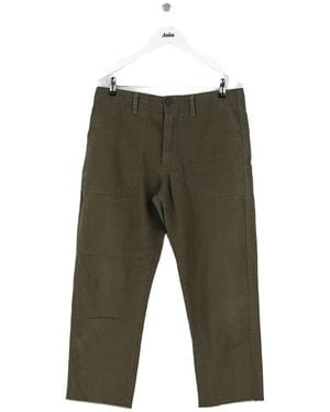 Zadig & Voltaire Jeans Jean droit en coton kaki - Vert