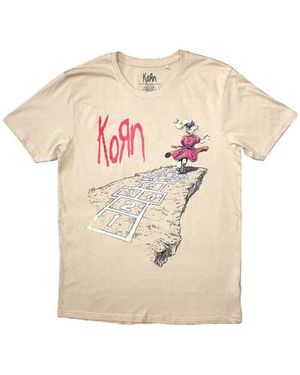 Korn T-shirt Follow The Leader Hopscotch - Blanc