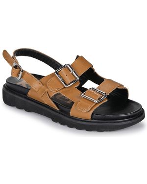 Kickers Platte Sandalen Neosummer - Zwart