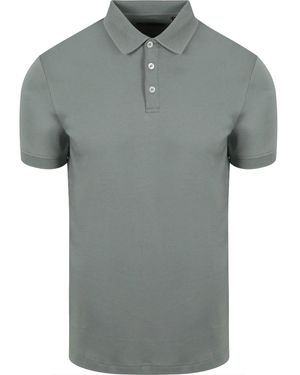Suitable T-shirt Boris Liquid Vert - Gris