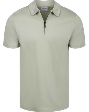 Suitable Polo Shirt Korte Mouw Poloshirt Silky Light - Groen
