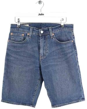 Levi's Short Bermuda en coton bleu