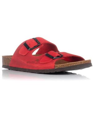 Interbios Sandales Plates Baskets 7206 - Rouge